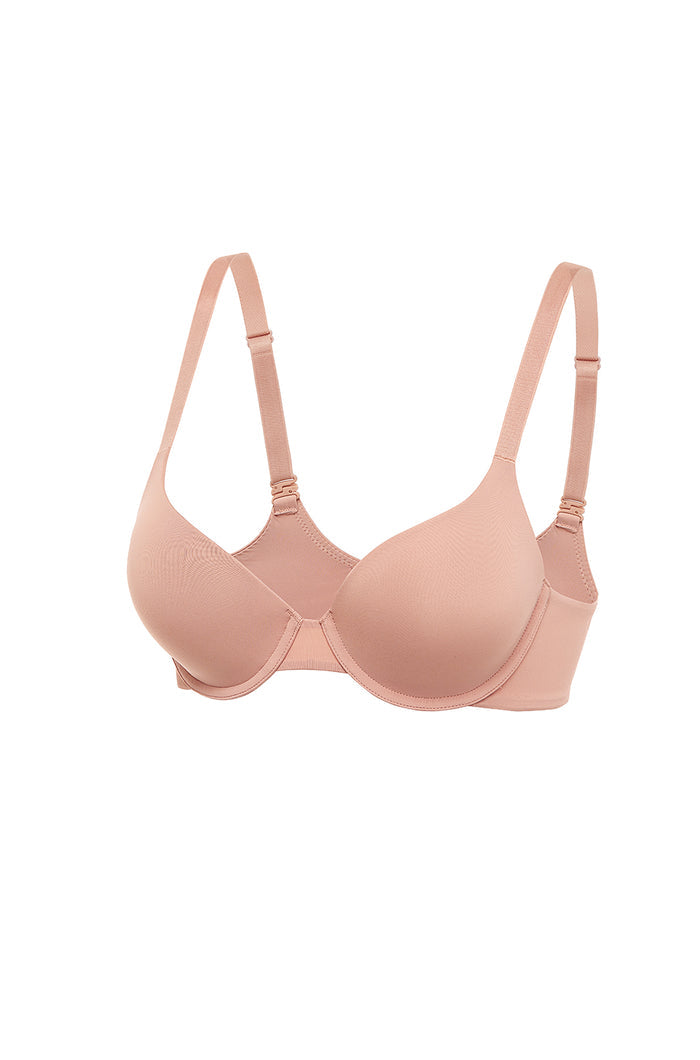 Women's Plunge Contour Bra Cream Coffee
