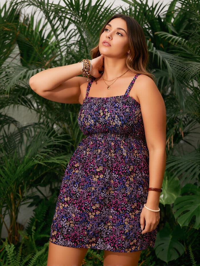 Plus size One Piece Swim Dress for Women Swimsuits 2026 Tummy Control Adjustable Strap Modest Cute Bathing Suit