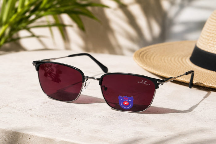 Polarized Brown line Sunglasses