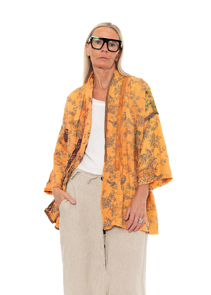 PRE-LOVED MAGNOLIA PEARL JULIAN FLORAL KIMONO