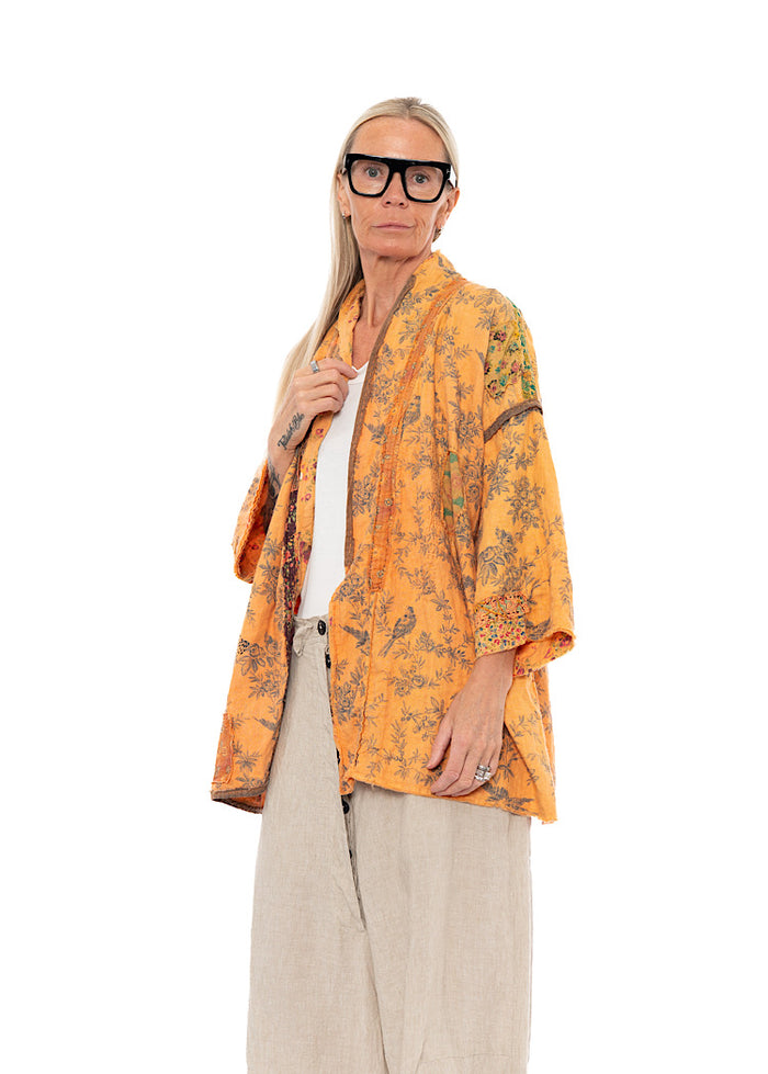 PRE-LOVED MAGNOLIA PEARL JULIAN FLORAL KIMONO