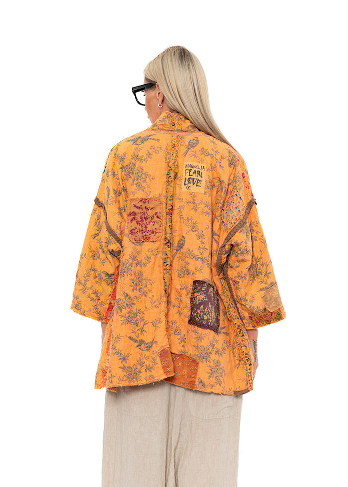 PRE-LOVED MAGNOLIA PEARL JULIAN FLORAL KIMONO