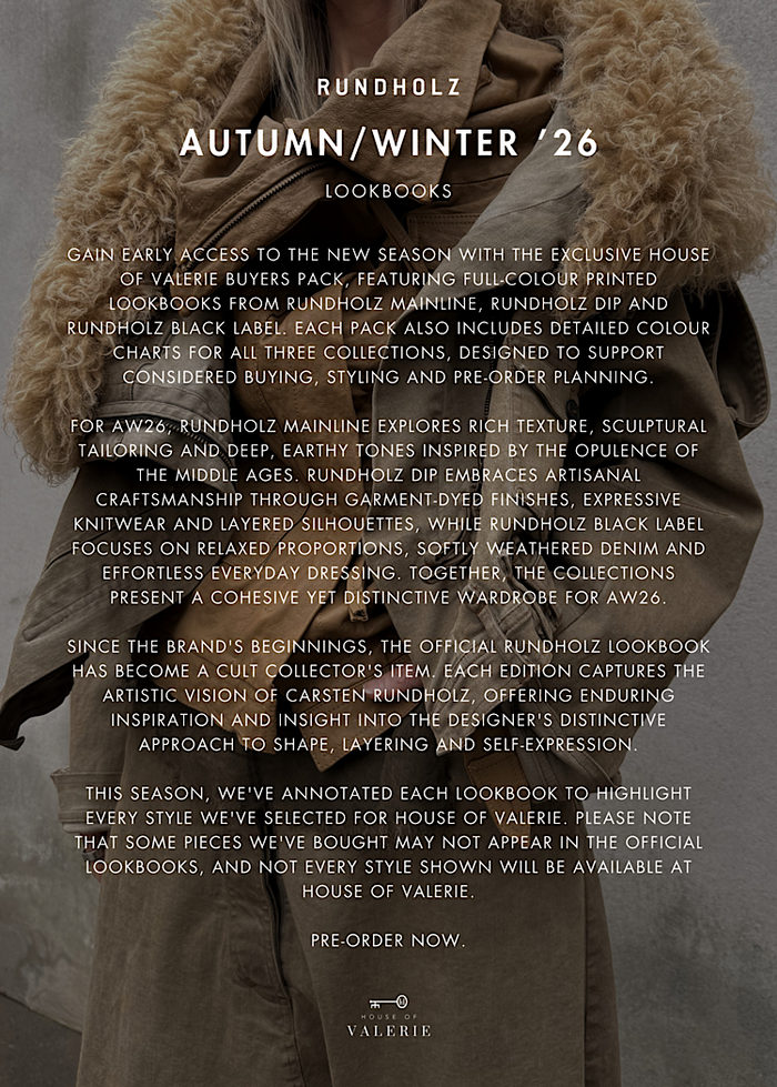 PRE-ORDER RUNDHOLZ AW26 BUYERS PACK