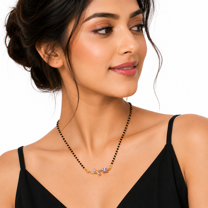 Premium Floral Mangalsutra