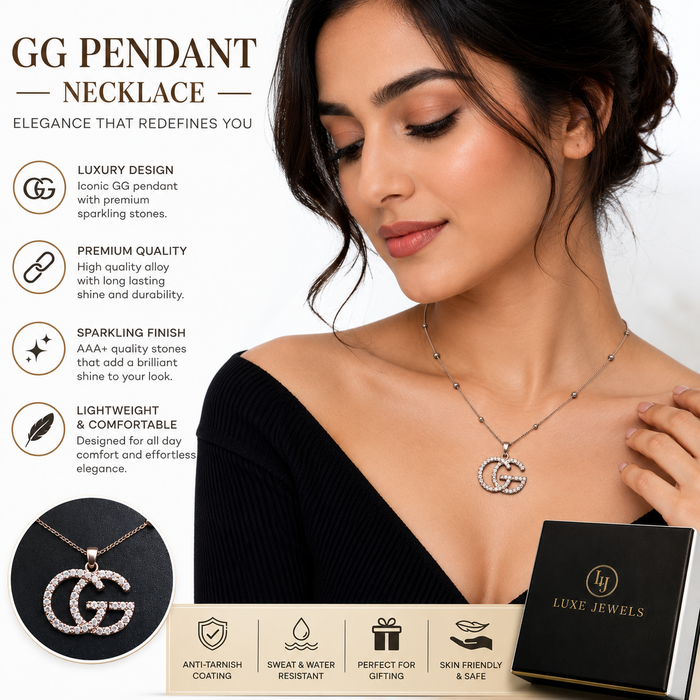 PREMIUM GG PENDANT NECKLACE