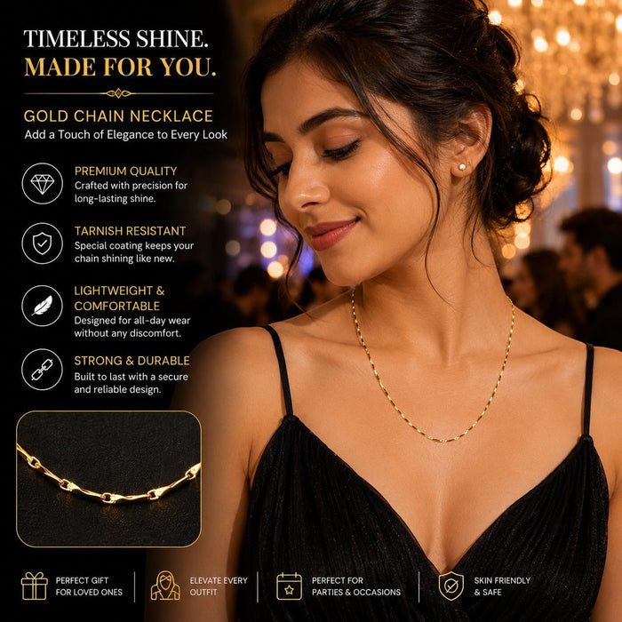 PREMIUM GOLD CHAIN NECKLACE - ANS Billion