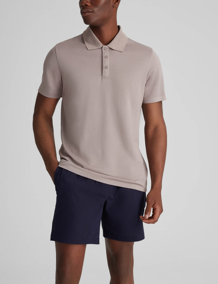 Premium Pique Polo::Cinder