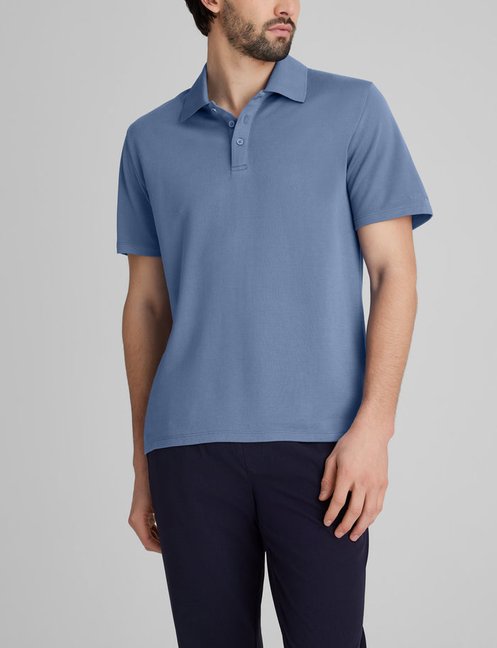 Premium Pique Polo::Vintage Indigo