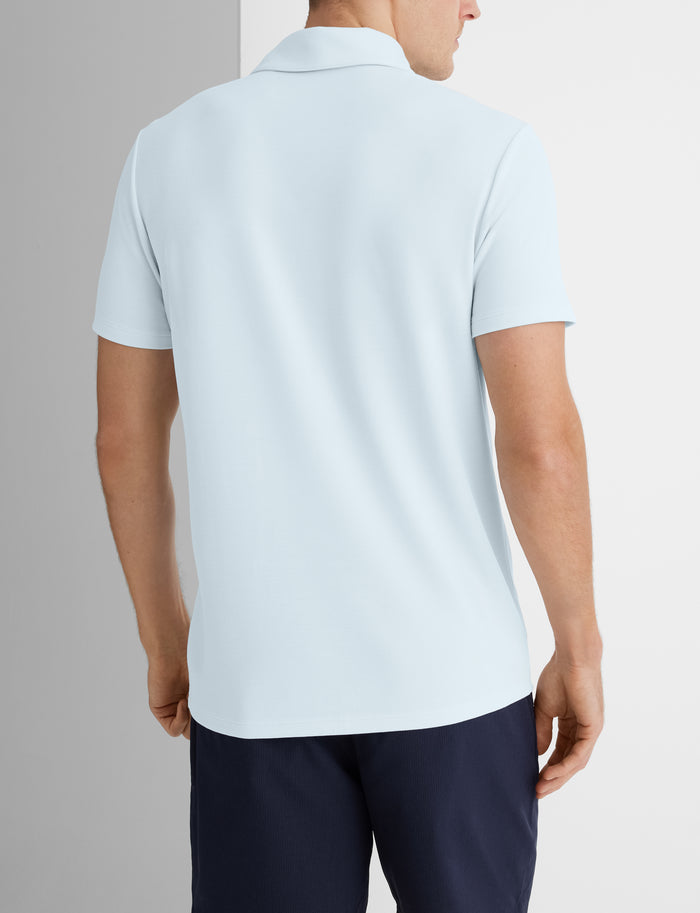 Premium Pique Polo::Ice Water