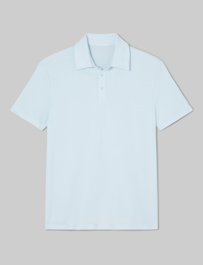 Premium Pique Polo::Ice Water::Swatch