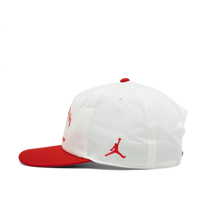 Jordan Pro Unstructured Flat Bill Hat 'White'