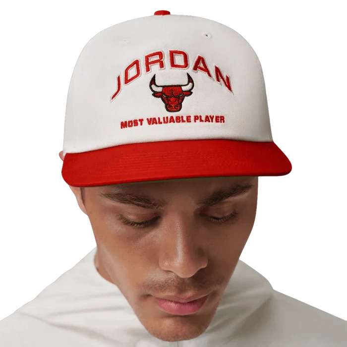 Jordan Pro Unstructured Flat Bill Hat 'White'