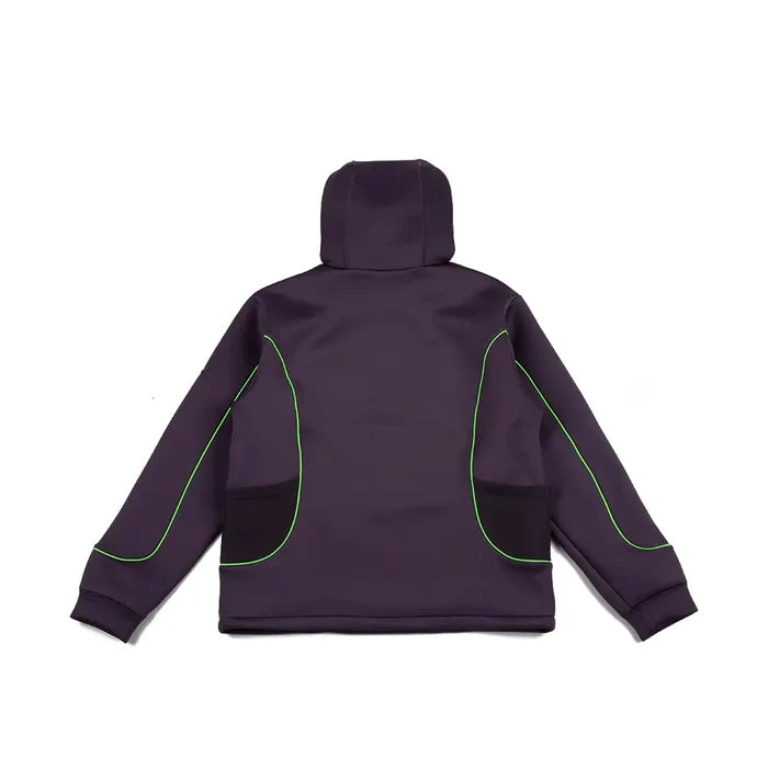 Project F.R.O.G. Bubble Mesh Pullover Hoodie 'Dark Raisin'