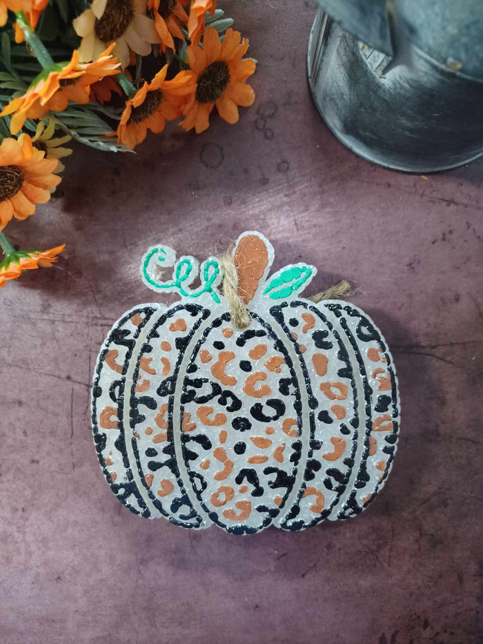Pumpkin Leopard Print Freshie - Wholesale