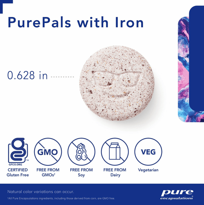 Pure Encapsulations PurePals with Iron Chewable