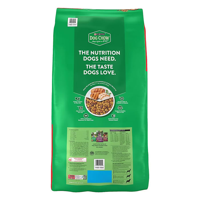 Purina Dog Chow Complete Adult Dry Dog Food, Chicken Flavor, 48 lb