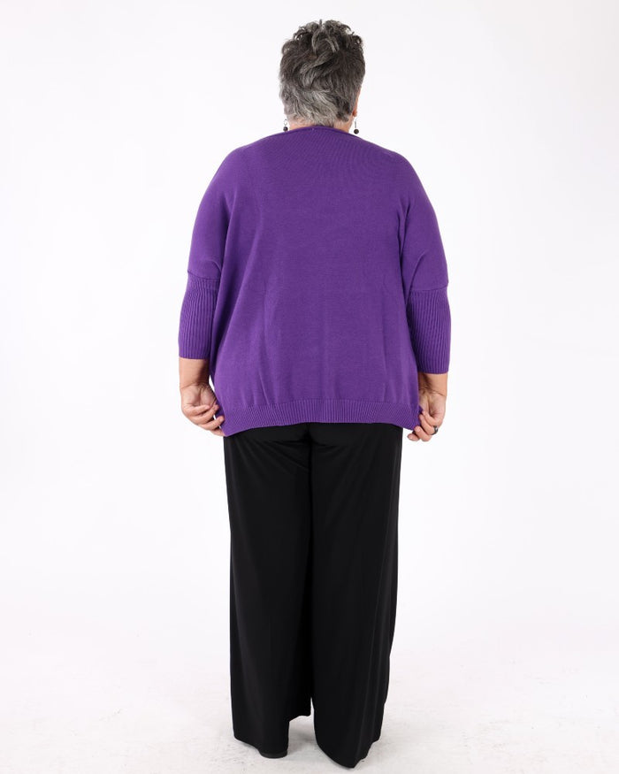 Purple Cedar Sweater - Marie la Lune