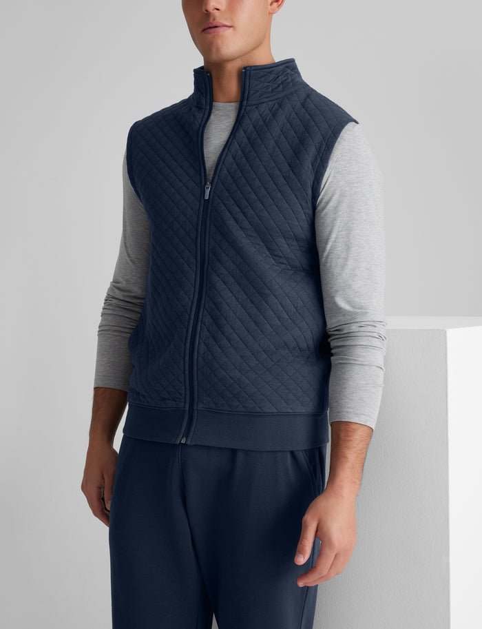 Quilted Vest::Dress Blues