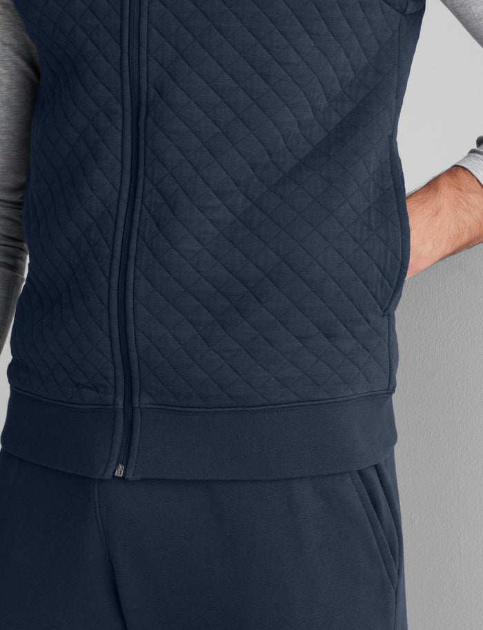 Quilted Vest::Dress Blues