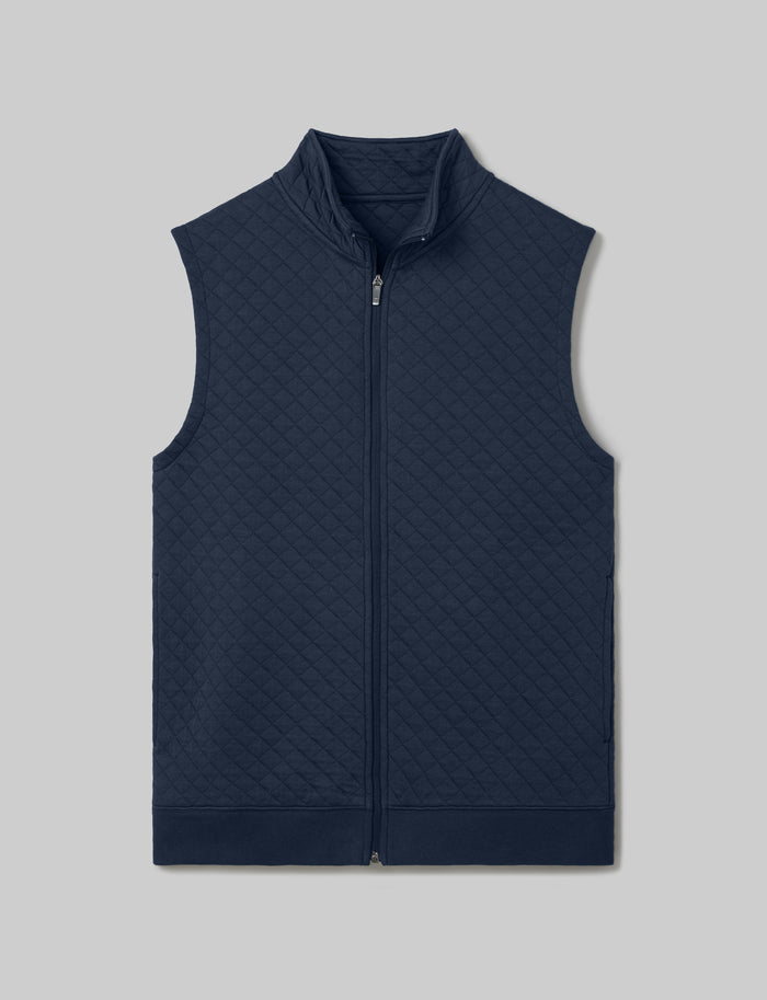 Quilted Vest::Dress Blues::Swatch