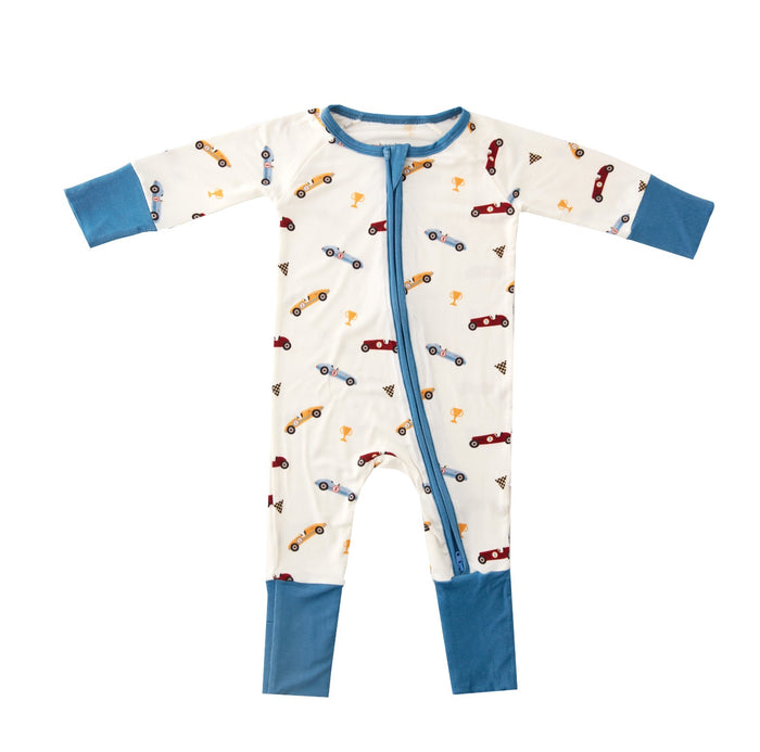 Race Cars Convertible Romper
