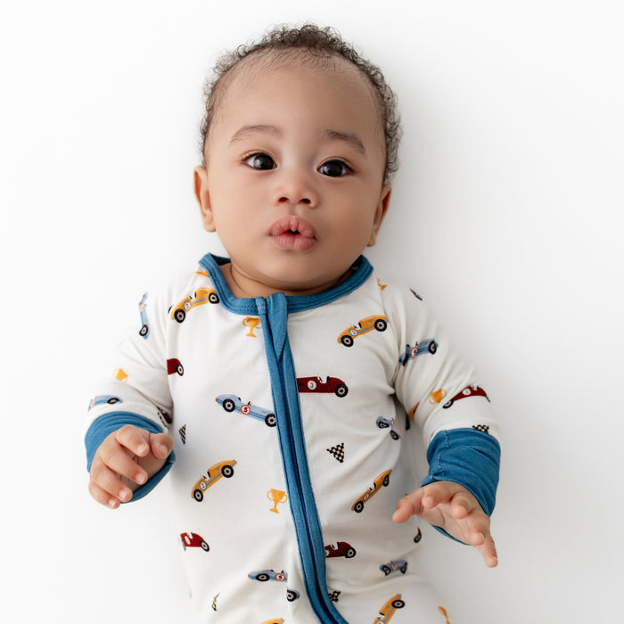 Race Cars Convertible Romper