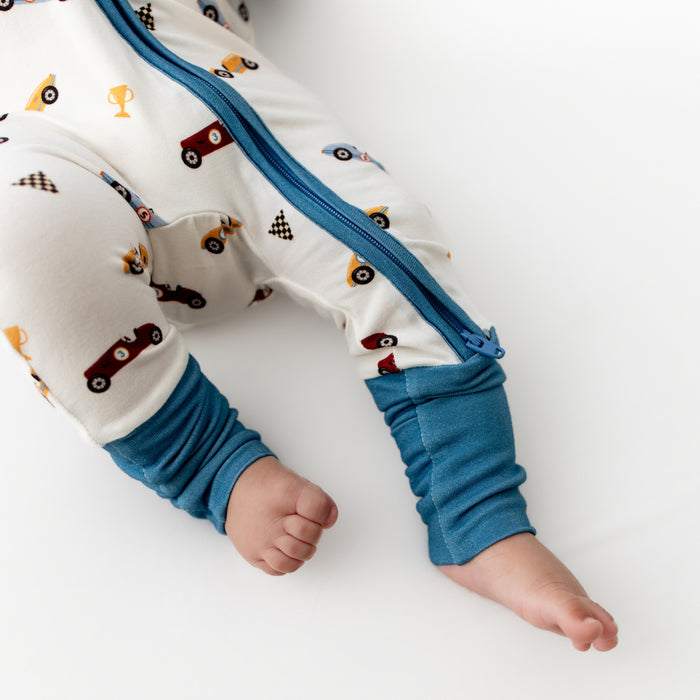 Race Cars Convertible Romper
