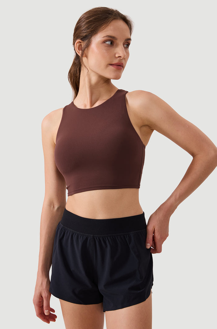 Racerback Longline Sports Bra