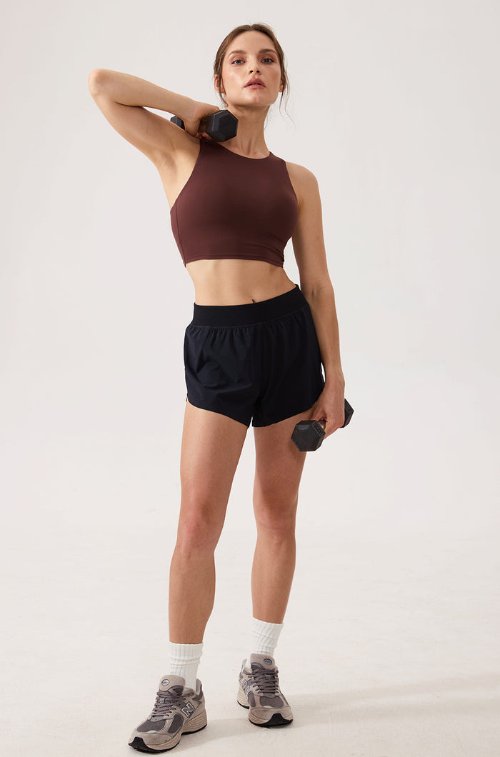 Racerback Longline Sports Bra