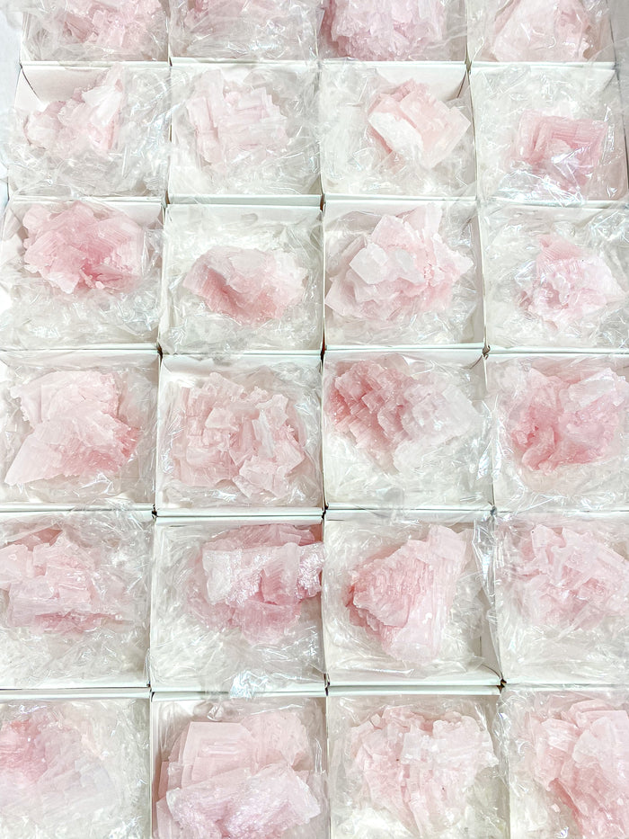 Raw Pink Halite