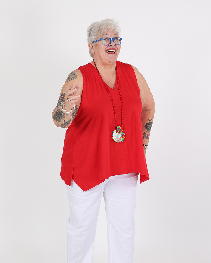 Red Camisole Naxos - Franck Anna