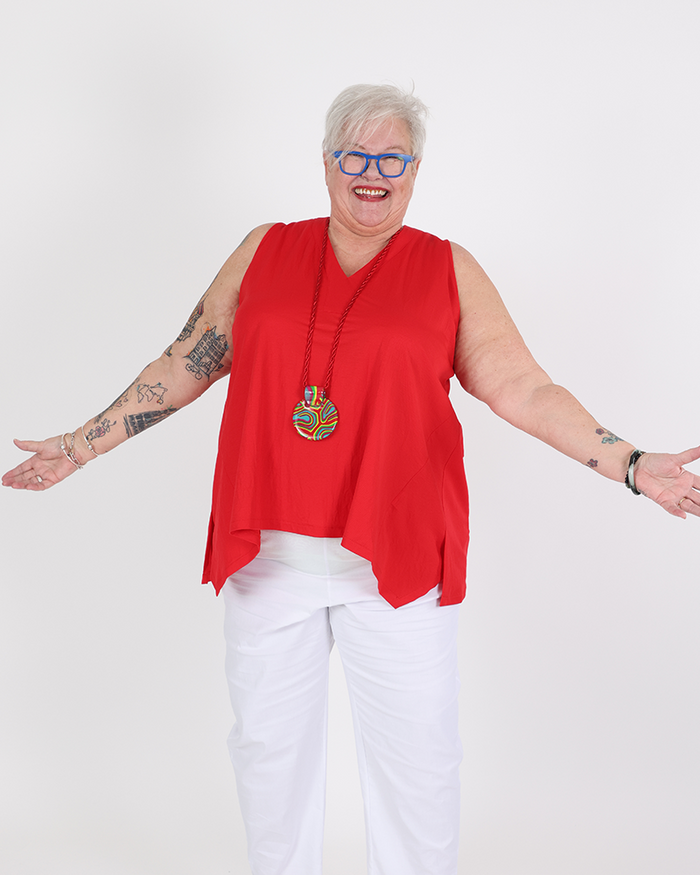 Red Camisole Naxos - Franck Anna