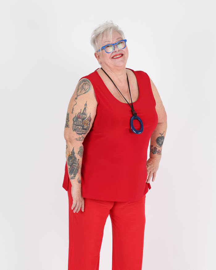 Red Tank Top - Michael Tyler