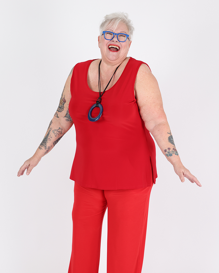 Red Tank Top - Michael Tyler
