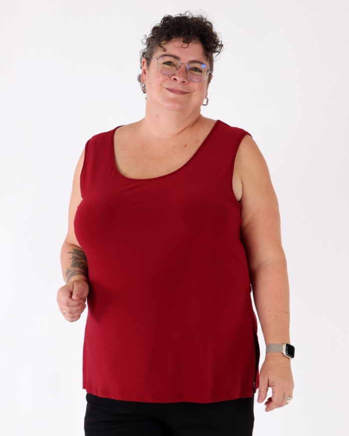 Red Velvet Camisole - Michael Tyler
