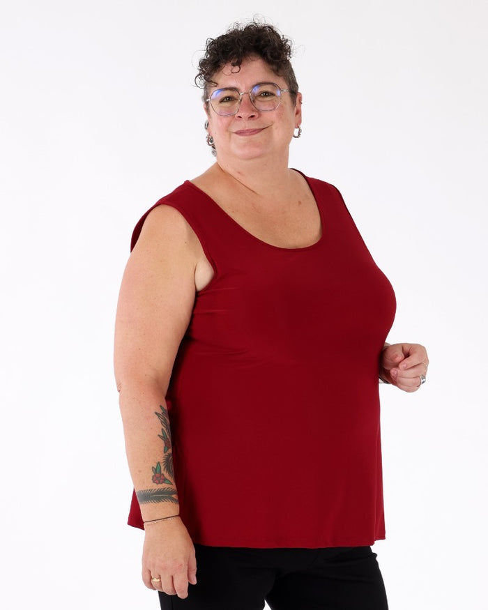 Red Velvet Camisole - Michael Tyler