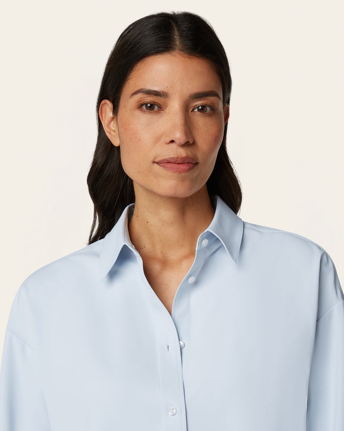 Relaxed Blouse - Light blue