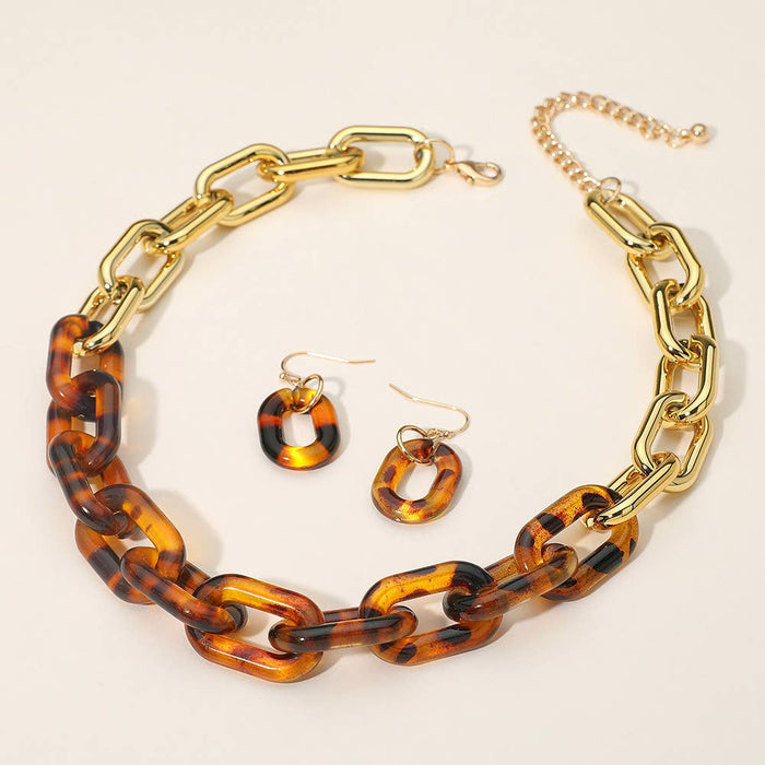 Resin Chain Necklace