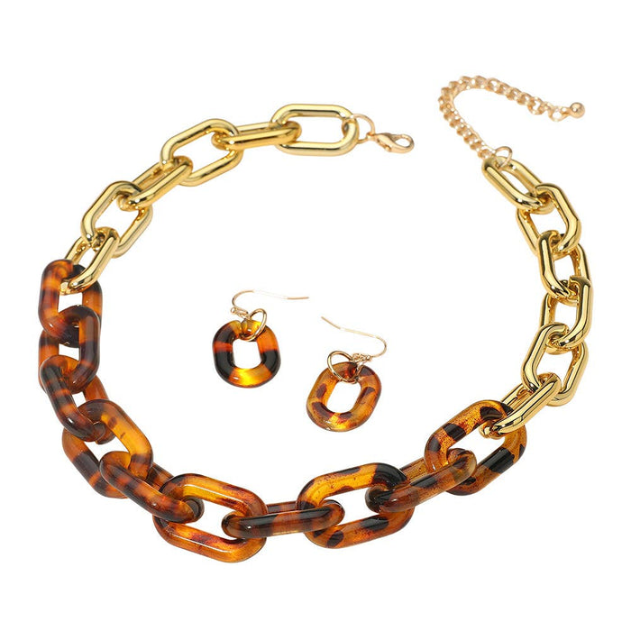 Resin Chain Necklace