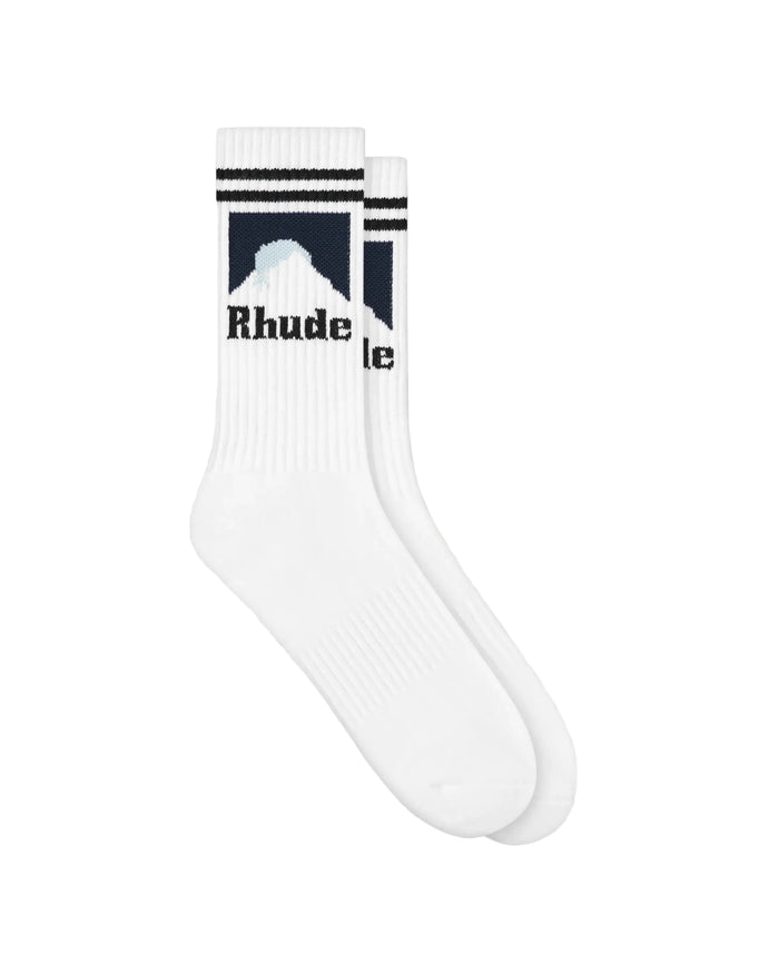 Rhude Moonlight Sock ‘White/Navy’