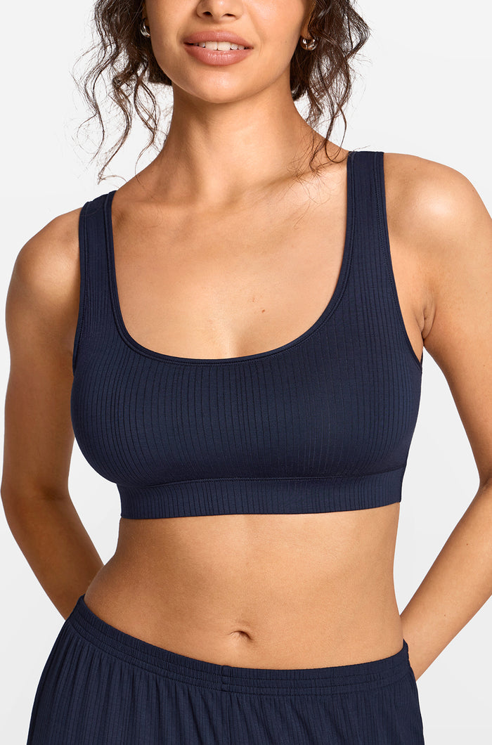Ribbed Pullover Sleep Bralette