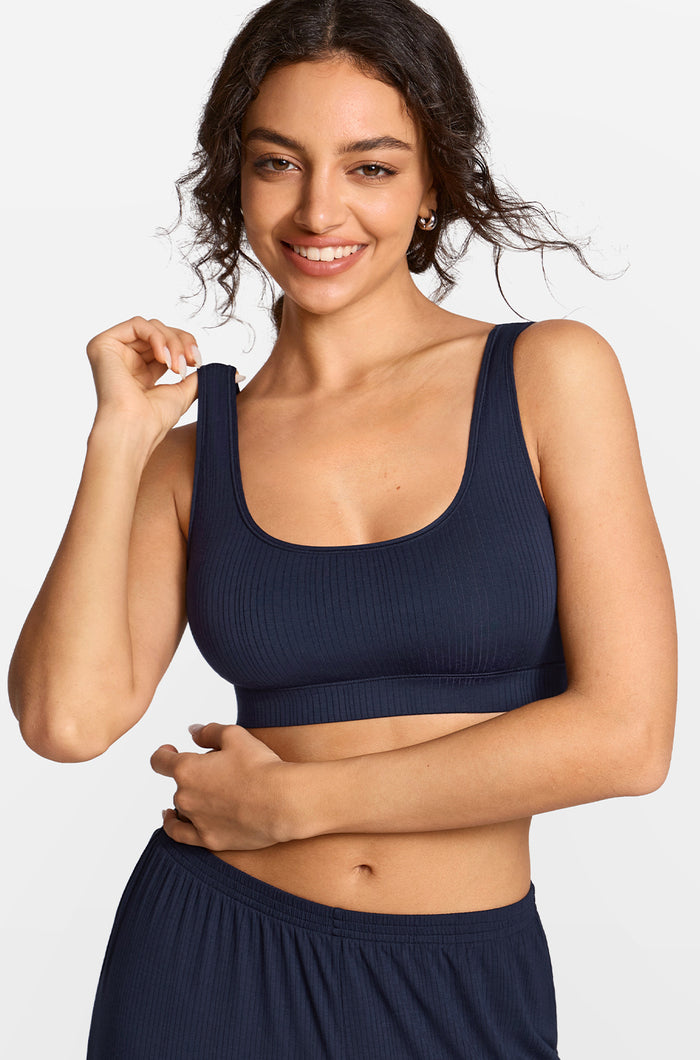 Ribbed Pullover Sleep Bralette