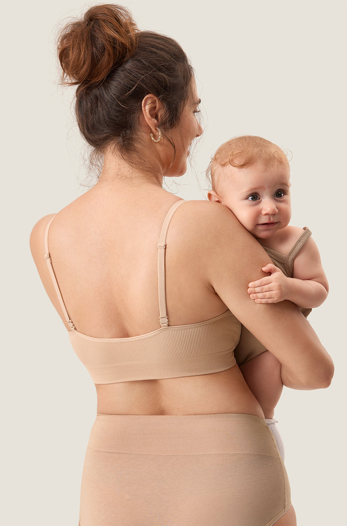 Ribbed Scoop Nursing Bralette