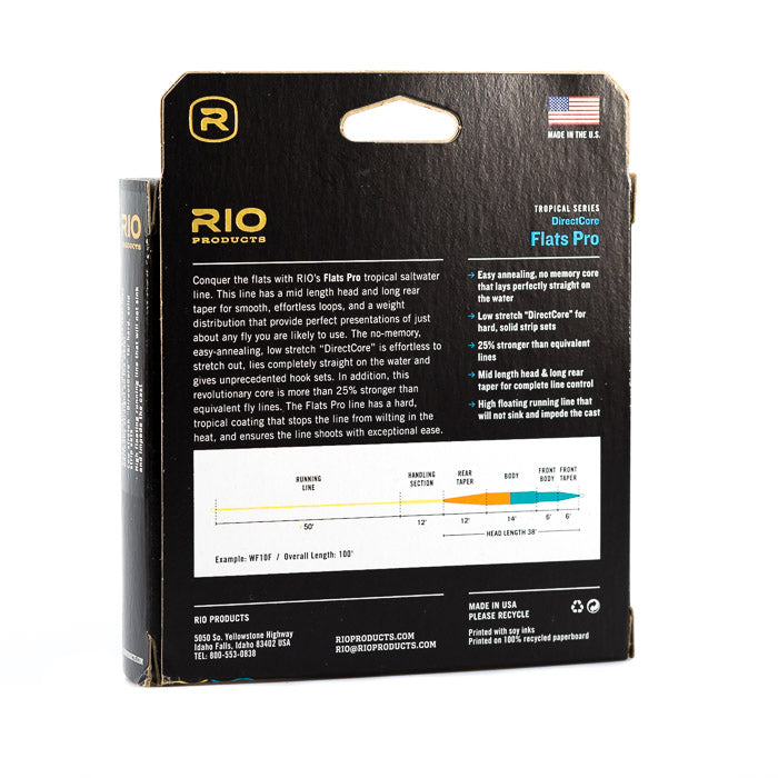 RIO Tropical Series DirectCore Flats Pro Fly Line - CLEARANCE
