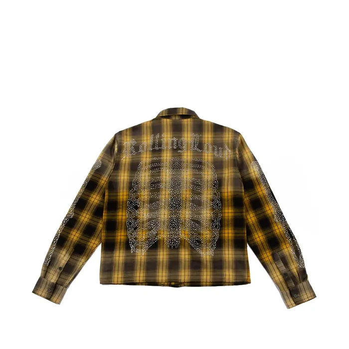RL Bones Flannel Shirt 'Yellow'