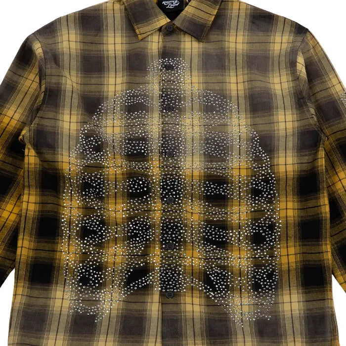 RL Bones Flannel Shirt 'Yellow'