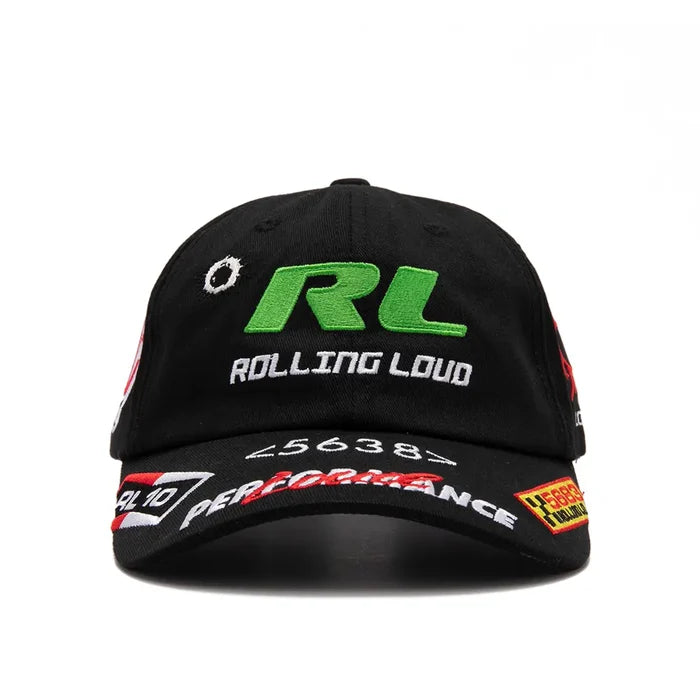 RL Patchwork Dad Hat 'Black'