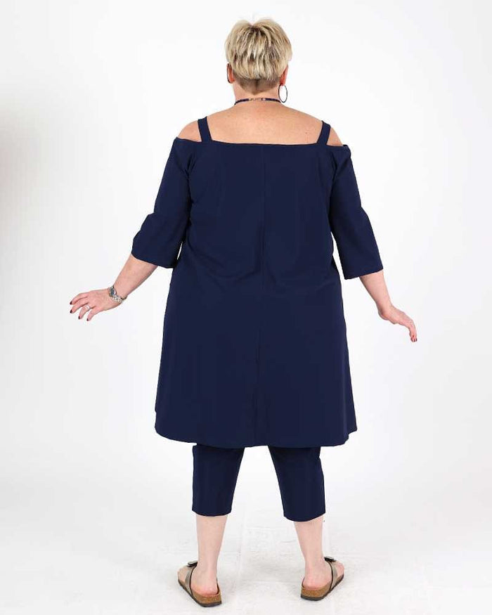 Robe Bleu Marine Nicole - G!Ozé