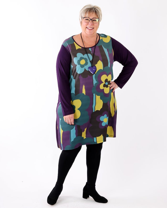Robe Pénélope Mauve - G!Ozé