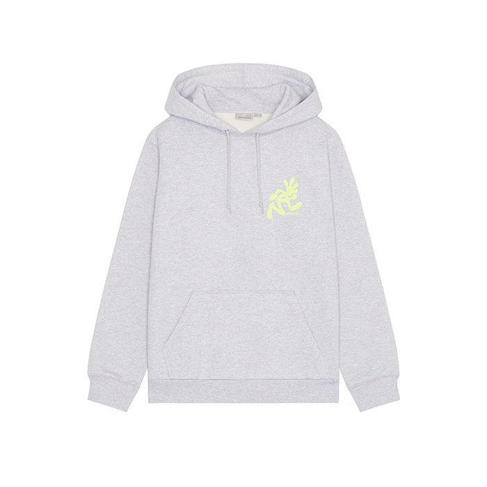 Running Man Hooded Sweatshirt 'Heather Grey'